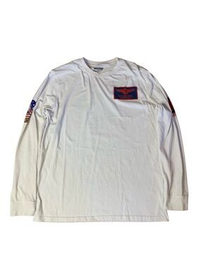 Top Gun Maverick Long Sleeve Patch Tee | Pete Mitchell VF-1 Tomcat | Size M